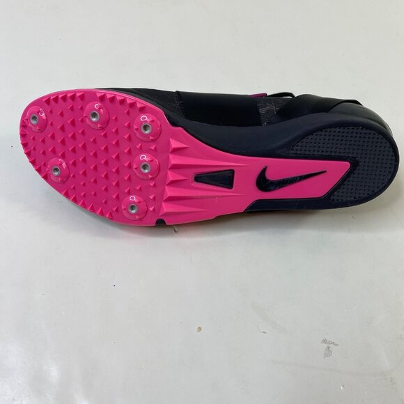 Nike Mens Pole Vault Elite Track Field Spikes  AA1204-004 Black Pink Size 10.5 main image 7
